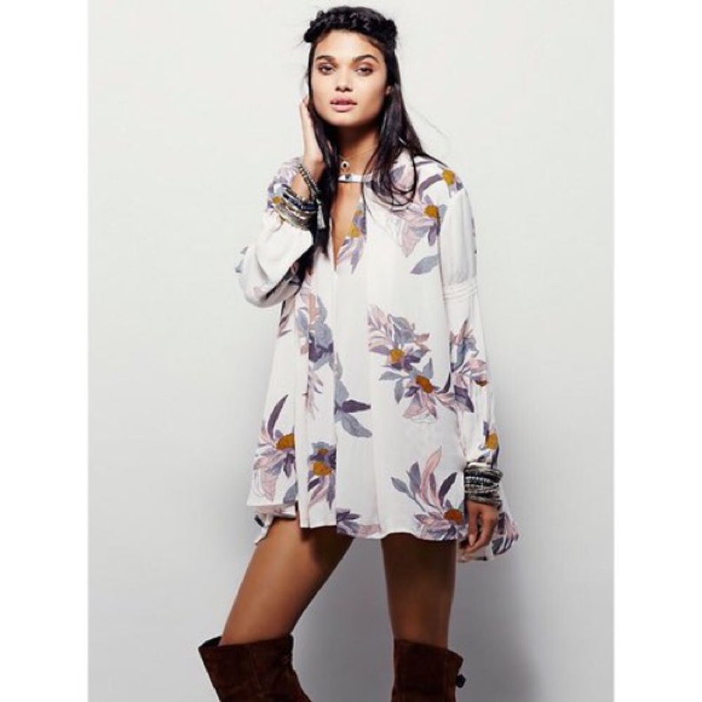 Free People tree swing tunic